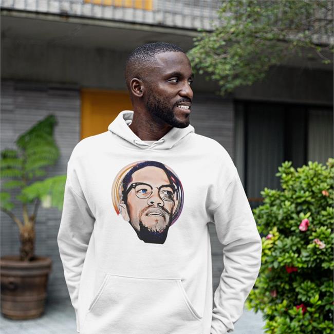 Malcolm X T Shirt Portrait Active Malcolm X Portrait Active Hoodie