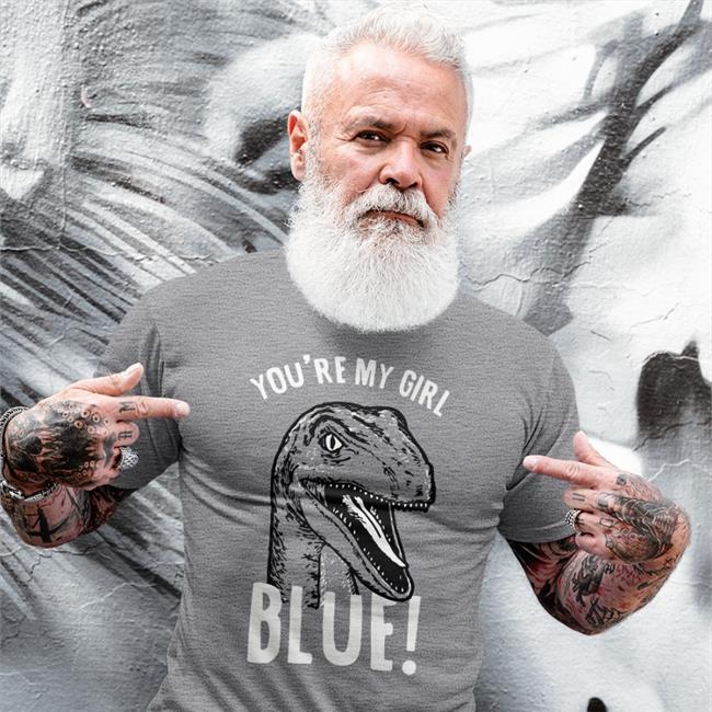 Rhys Darby Rhysiedarby You're My Girl Blue Jurassic World T Shirt