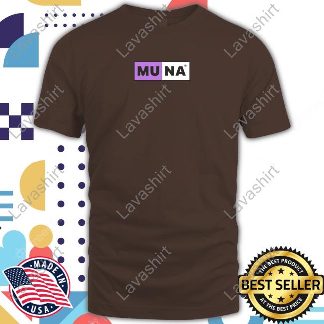 Muna Merch Sad Soft Pop Songs Logo Brown shirts