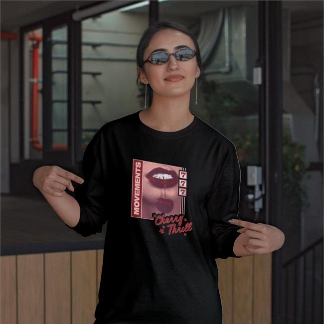 Movements Merch Cherry Thrill Sweatshirt Donut Friend