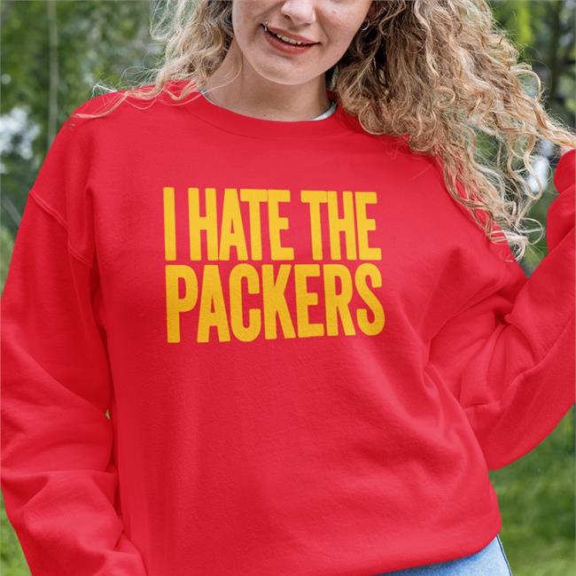 John Randle I Hate The Packers Tee Shirt John Randle I Hate The Packers Sweatshirt
