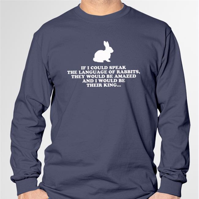 Origami Buny If I Could Speak The Language Of Rabbits Shirt Dust