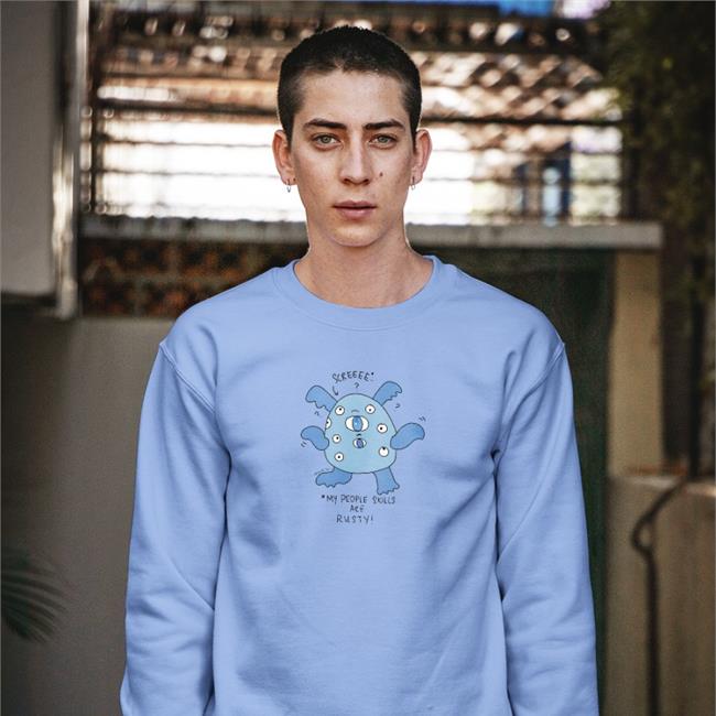Trueform Inflatable Angel Screeee My People Skills Are Rusty T Shirt