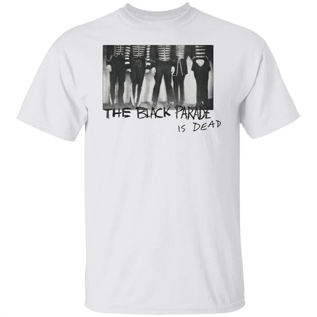 My Chemical Romance Merch The Black Parade Is Dead Lineup White T Shirt Mcr