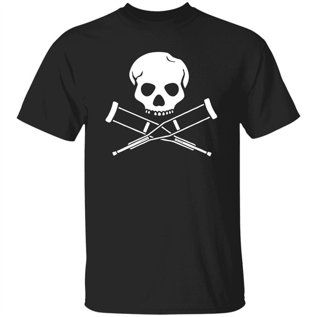 Jackass Merch Skull & Crutches T Shirt Merch Method