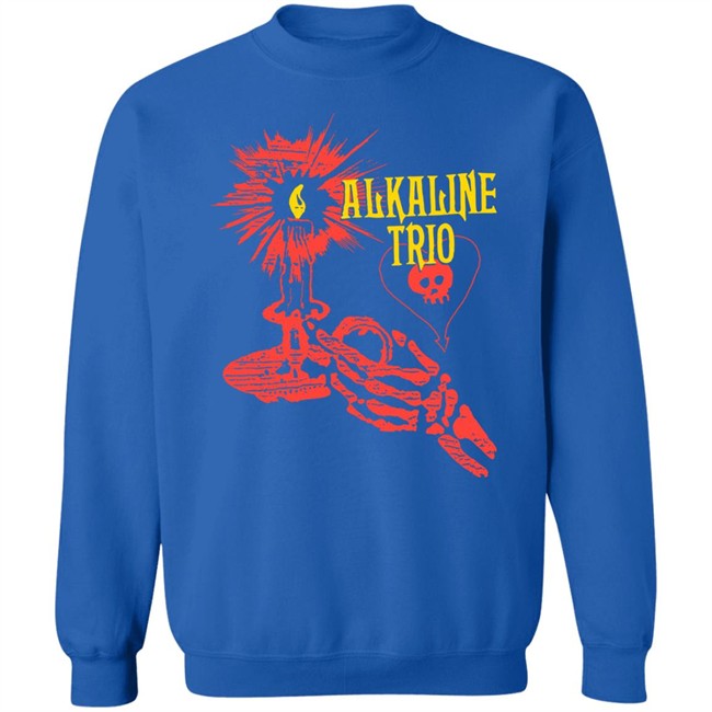 Alkaline Trio Merch Skele-Candle Tee Shirt Alkaline Trio Merch Skele-Candle Tee Shirt