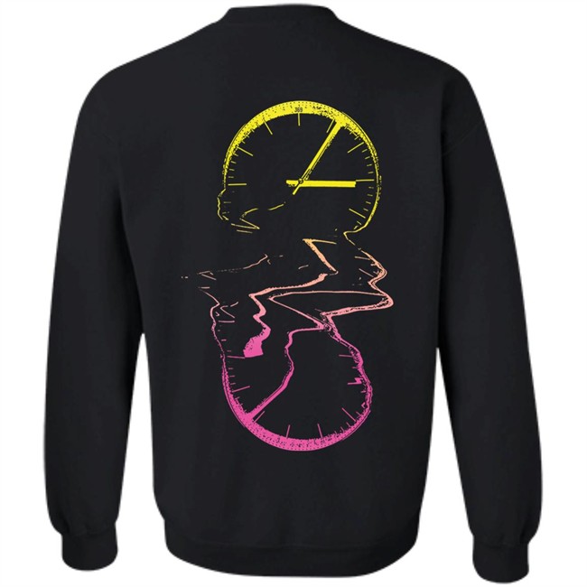 Louis Tomlinson Merch Melting Clock Black Sweatshirt