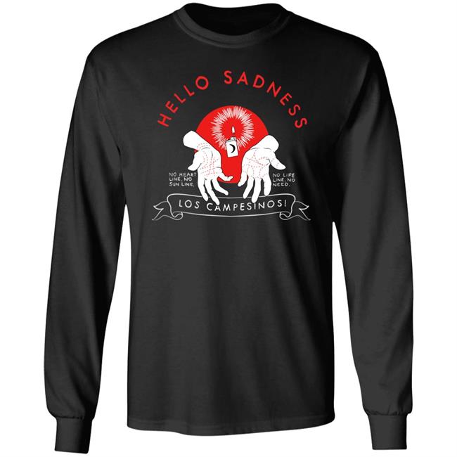 Los Campesinos Merch Hello Sadness Long Sleeve T Shirt