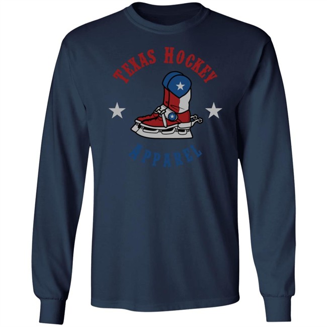 Texas Hockey Apparel The Black New Boot Goofin Tee Shirt Texas Hockey Apparel The Black New Boot Goofin Tee Shirt