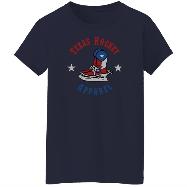 Texas Hockey Apparel The Black New Boot Goofin Tee Shirt Texas Hockey Apparel The Black New Boot Goofin Tee Shirt