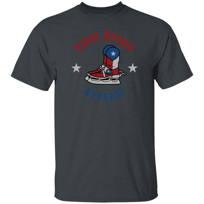 Texas Hockey Apparel The Black New Boot Goofin Tee Shirt Texas Hockey Apparel The Black New Boot Goofin Tee Shirt