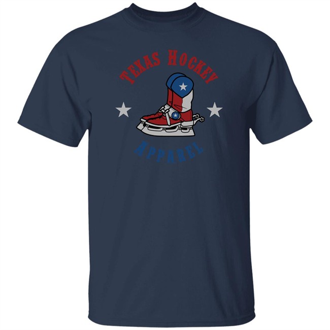 Texas Hockey Apparel The Black New Boot Goofin Tee Shirt Texas Hockey Apparel The Black New Boot Goofin Tee Shirt