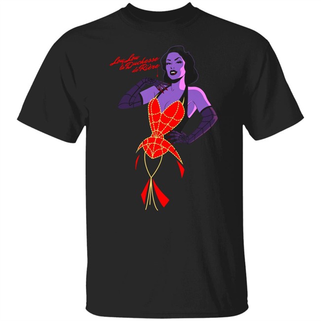 Below The Collar Merch Lou Lou Spider Queen Shirt Lou Lou La Duchesse De Rière