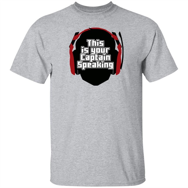 Captainsparklez Merch This Is Your Captain Speaking Shirt