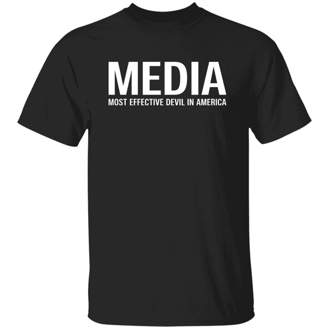 Media Most Effective Devil In America Tee Shirt Maj Toure Black Guns Matter Merch