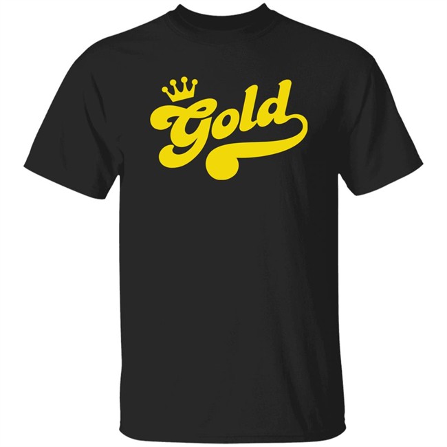Lamar Jackson Gold Funko Shirt