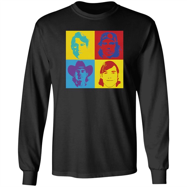 Danny Duncan Merch 4 Faces Black Long Sleeve