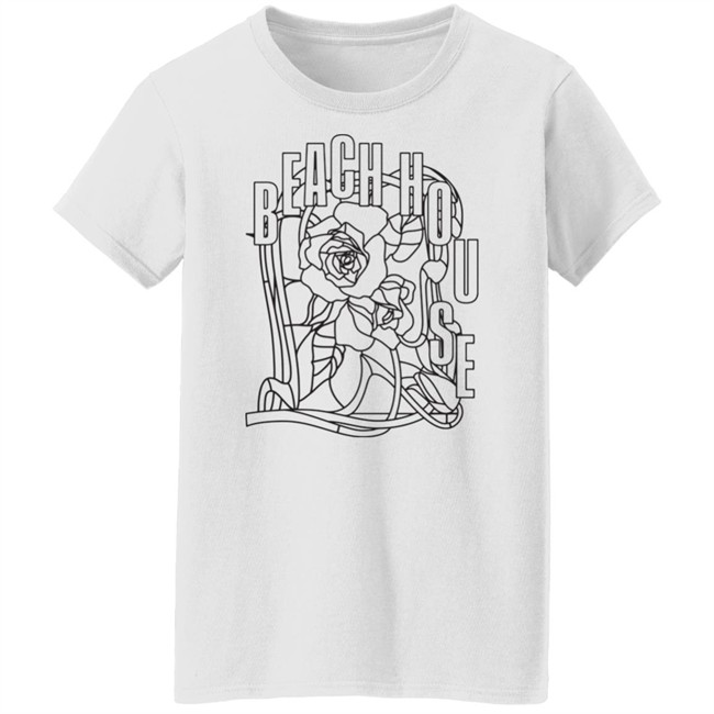Beach House Merch Rose Stained Glass Shirt Beach House Merch Rose Stained Glass Shirt