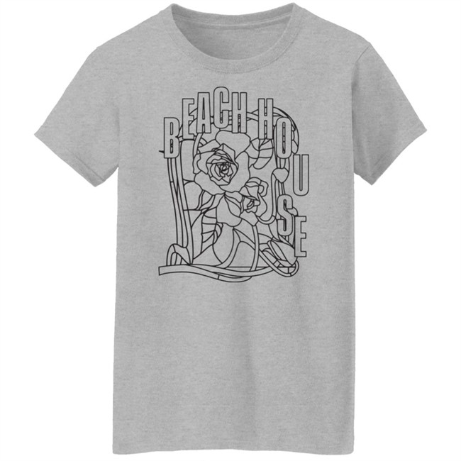Beach House Merch Rose Stained Glass Shirt Beach House Merch Rose Stained Glass Shirt