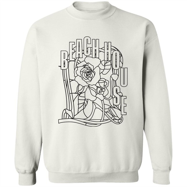 Beach House Merch Rose Stained Glass Shirt Beach House Merch Rose Stained Glass Shirt
