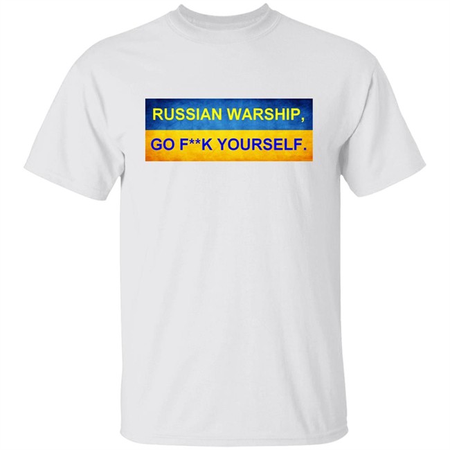 Dave Nevison Rusian Warship Go Fuck Yourself Shirt