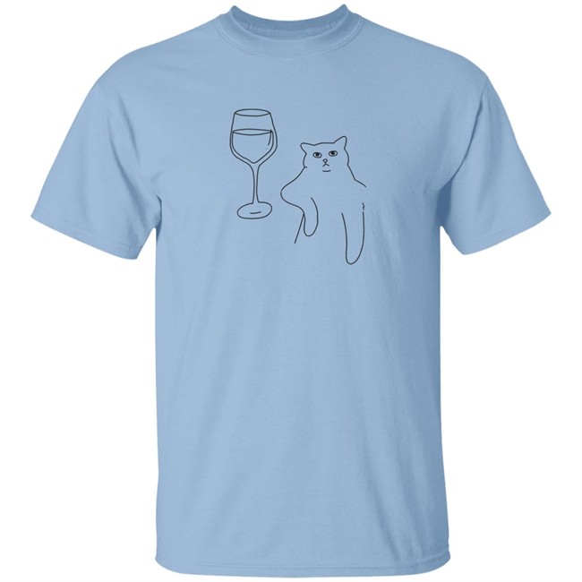 Wine Cat T Shirt Poorly Drawn Cats Wine Cat T Shirt Poorly Drawn Cats