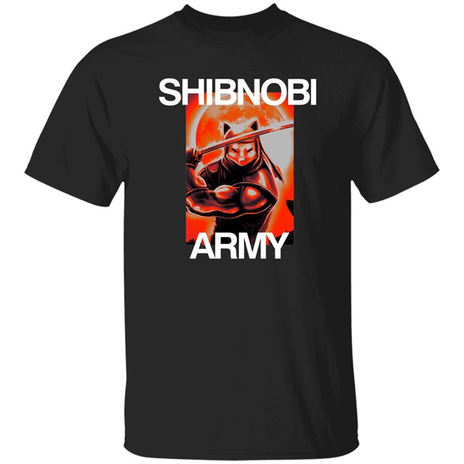 Shibnobi Essentials Shibnobi Store Tee Shibnobi Army T Shirt