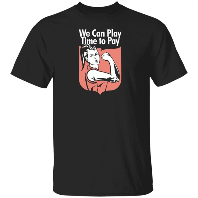League Tees Siren Sport We Can Play, Time To Pay Women’s Football IWD2022 Shirt