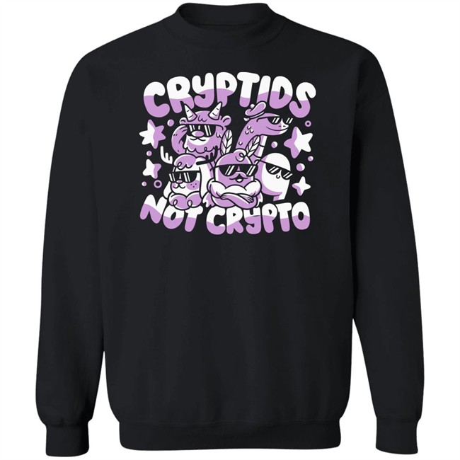 Jushmu Cryptids Not Crypto Shirt The Yetee Jushmu Cryptids Not Crypto Shirt The Yetee