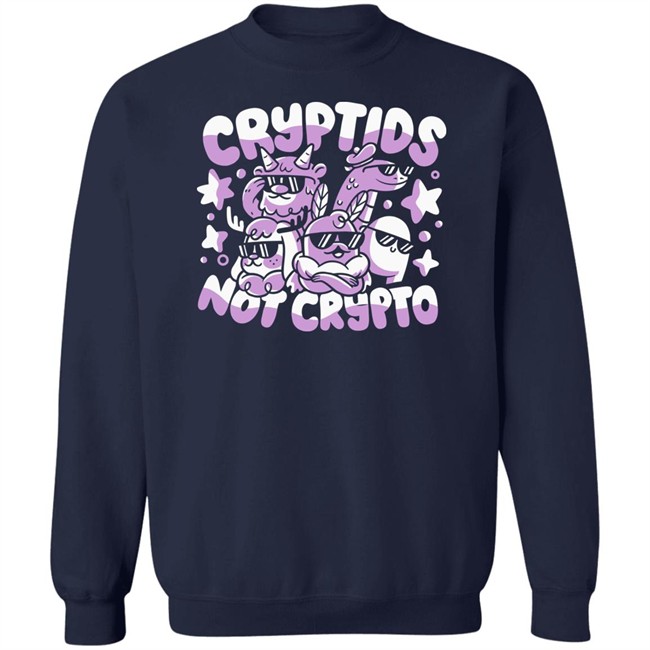 Jushmu Cryptids Not Crypto Shirt The Yetee Jushmu Cryptids Not Crypto Shirt The Yetee