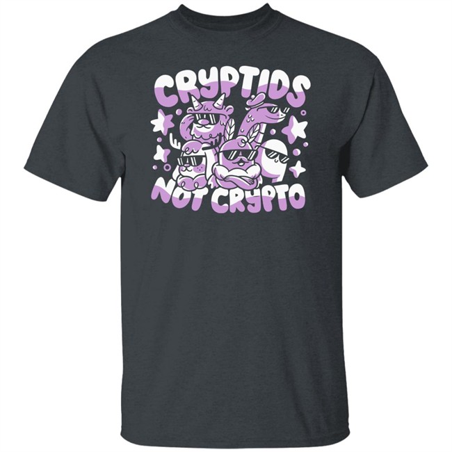 Jushmu Cryptids Not Crypto Shirt The Yetee Jushmu Cryptids Not Crypto Shirt The Yetee