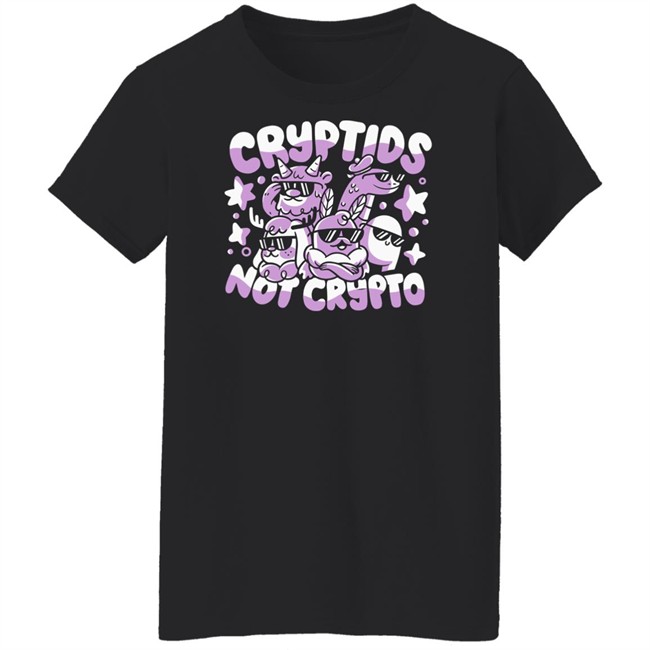 Jushmu Cryptids Not Crypto Shirt The Yetee Jushmu Cryptids Not Crypto Shirt The Yetee