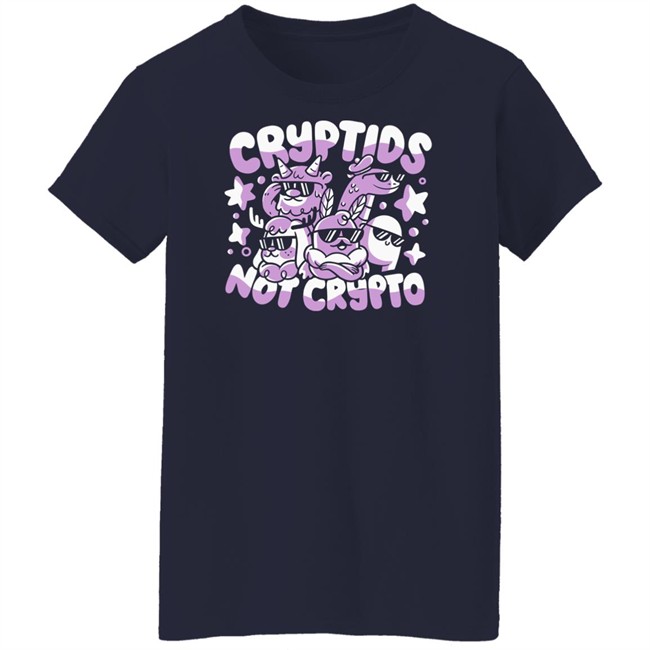 Jushmu Cryptids Not Crypto Shirt The Yetee Jushmu Cryptids Not Crypto Shirt The Yetee