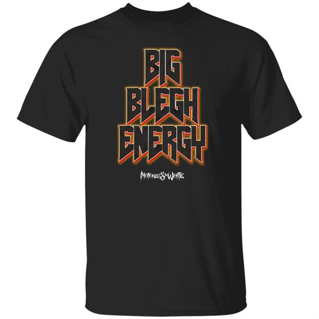 Chris Motionless Shirts Miw Motionless In White Merch Big Blegh Energy Tee
