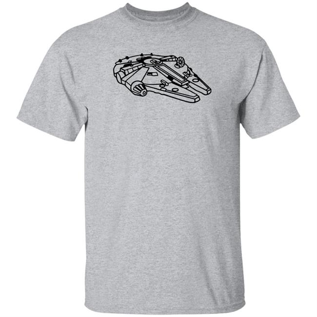 Obvious Shirts Joey Millennium Falcon T Shirt