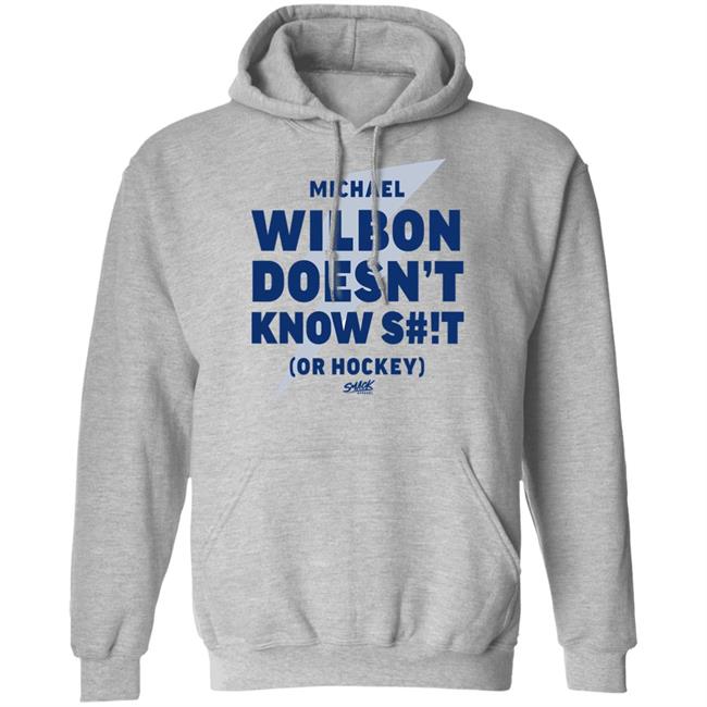 Smack Apparel Merch Wilbon Doesn't Know Shit Or Hockey Shirt Tampa Bay Hockey Smack Apparel Merch Wilbon Doesn't Know Shit Or Hockey Shirt Tampa Bay Hockey