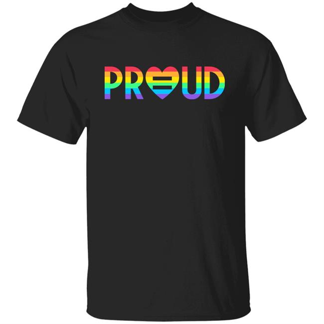 Katie Barnes Rainbow Heart Proud Shirt Mother’s Day