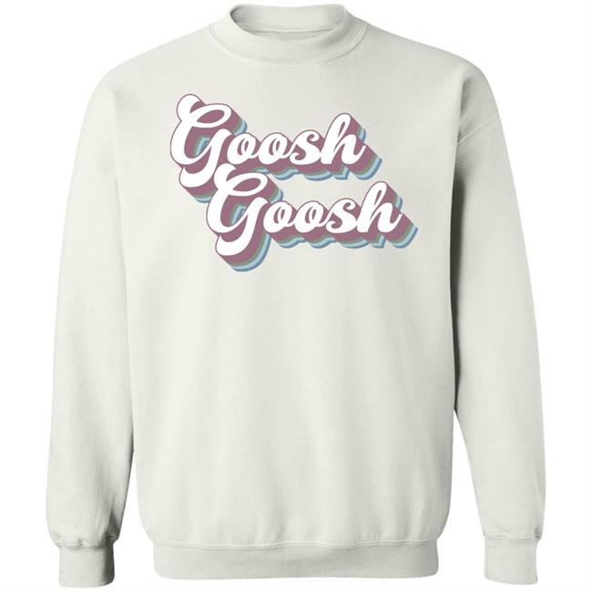 Maia Knight Merch Goosh Goosh White Crewneck Sweatshirt