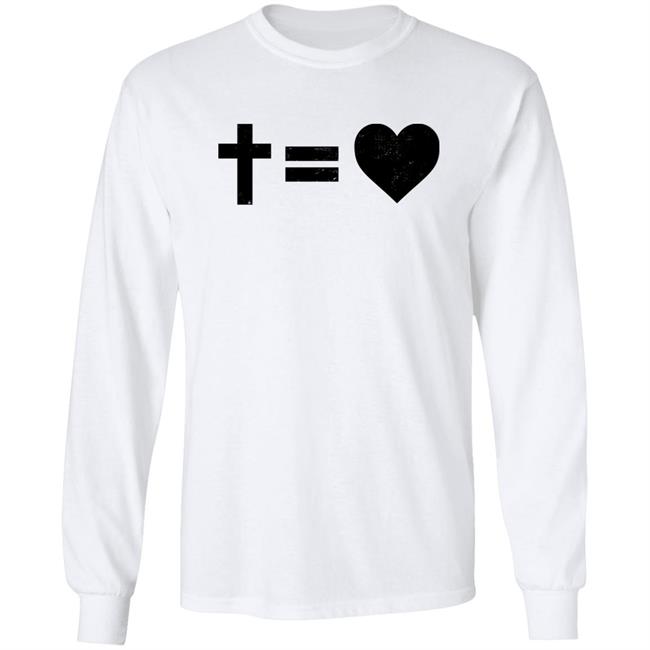 Alisson Becker Cross Equals Heart T Shirt Alisson Becker Cross Equals Heart T Shirt