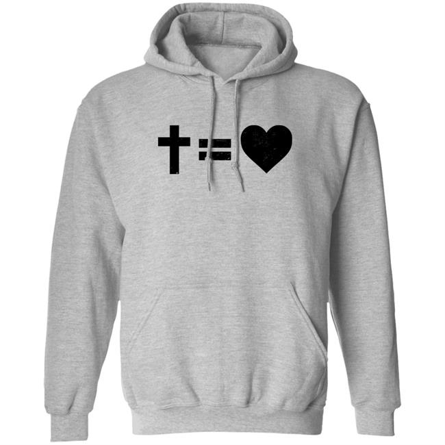 Alisson Becker Cross Equals Heart T Shirt Alisson Becker Cross Equals Heart T Shirt