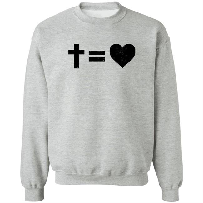 Alisson Becker Cross Equals Heart T Shirt Alisson Becker Cross Equals Heart T Shirt