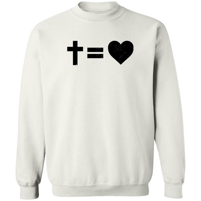 Alisson Becker Cross Equals Heart T Shirt Alisson Becker Cross Equals Heart T Shirt