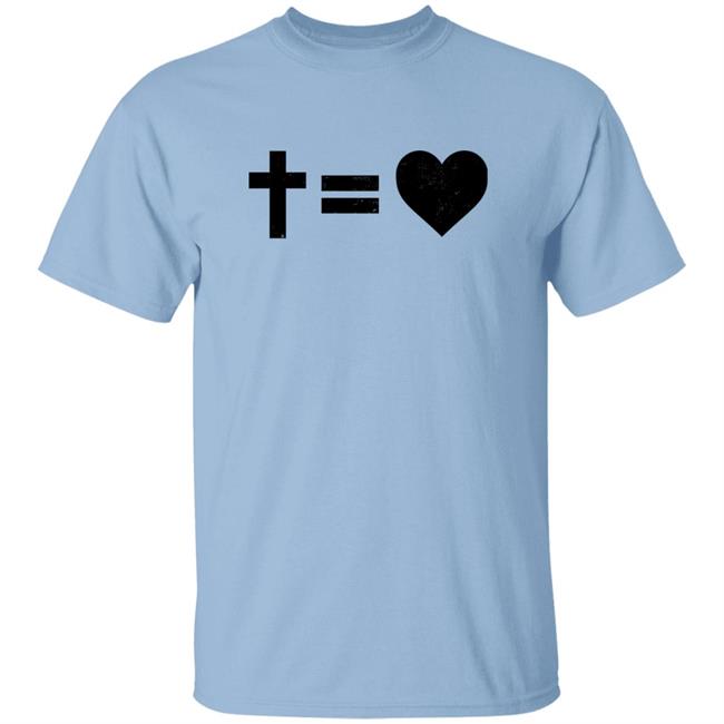 Alisson Becker Cross Equals Heart T Shirt Alisson Becker Cross Equals Heart T Shirt