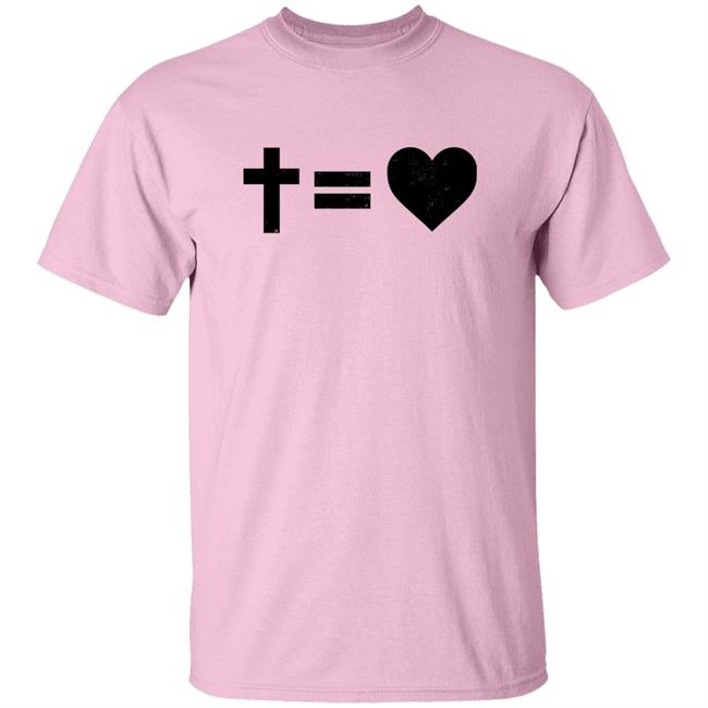 Alisson Becker Cross Equals Heart T Shirt Alisson Becker Cross Equals Heart T Shirt
