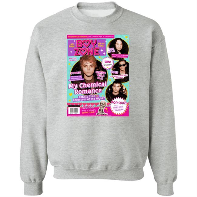 Mcr In The Pages Of Tiger Beat Boy Zone My Chemical Romance Shirt Kerin Cunningham Mcr In The Pages Of Tiger Beat Boy Zone My Chemical Romance Shirt Kerin Cunningham