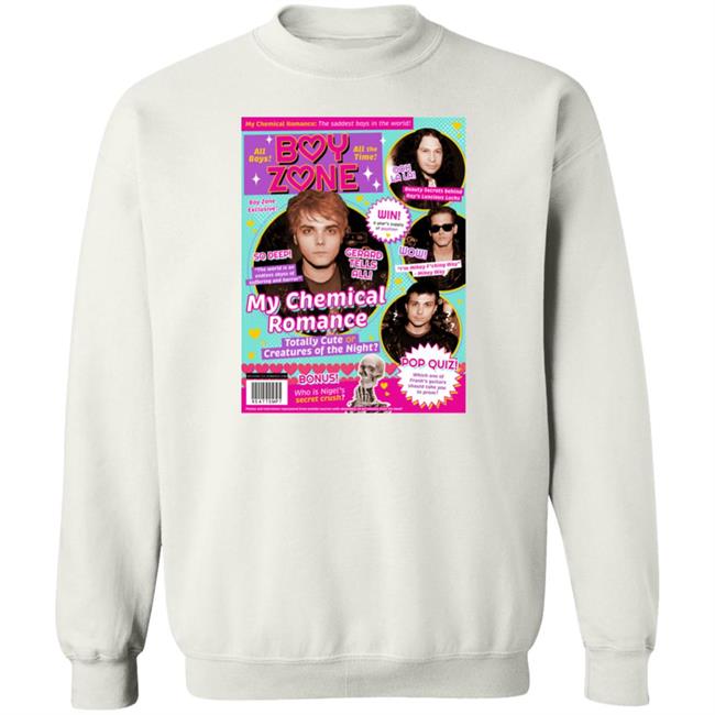 Mcr In The Pages Of Tiger Beat Boy Zone My Chemical Romance Shirt Kerin Cunningham Mcr In The Pages Of Tiger Beat Boy Zone My Chemical Romance Shirt Kerin Cunningham