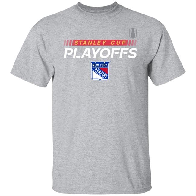 New York Rangers Fanatics Branded Authentic Pro 2022 Stanley Cup Playoffs T Shirt
