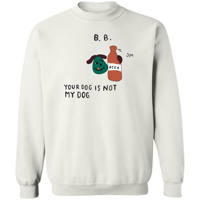 Bode New York Merch Your Dog Is Not My Dog Crewneck Sweatshirt