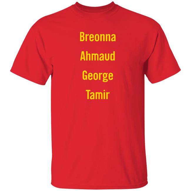 Stevie Joe Payne Black Lives Matter Honors 4 Lives Breonna Ahmaud George Tamir Shirt