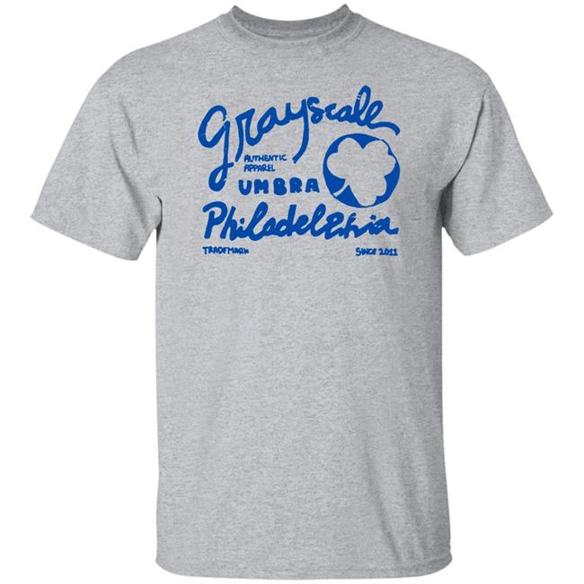 Grayscale Merch Tow Yard Tee Shirt Grayscale Umbra Philadelphia Trademark Since 2011